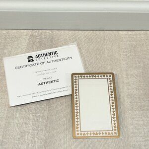 Tiffany & Co. Playing Card, King of Spades, Authentic